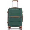 Moderný kabínový kufor Kono - PP - zelený - 38 L