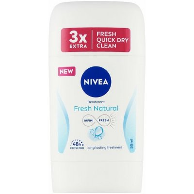 Nivea Fresh Natural tuhý dezodorant 50 ml