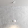 Luminex Závesné svietidlo Sool, biele, Ø 15 cm, kov - 1211