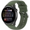 VSETKONAMOBIL 60389 SILICONE Remienok pre Huawei Watch 4 / Watch 4 Pro tmavozelený