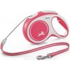 Vodítko Flexi New Comfort S lanko 5 m červené (do 12 kg)