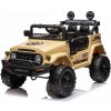 JOKO Elektrické autíčko Toyota FJ Cruiser 4x4, penové kolesá, kožené sedadlo, béžové