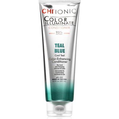 CHI Color Illuminate tónovací kondicionér pre prírodné alebo farbené vlasy odtieň Teal Blue 251 ml