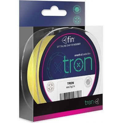 FIN Šnúra TRON fluo žltá 130m 0,06mm