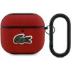 Lacoste Petit Pique Croc Logo Patch puzdro pre AirPods 4, červené 57983127256