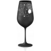 Poháre na biele víno Bohemia Crystal čierne 550ml 1 ks