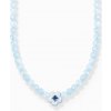 Thomas Sabo Náhrdelník flower with blue jade beads KE2182-496-1