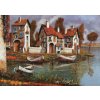 ART PUZZLE Puzzle Domy v kruhu, Itálie 1000 dílků
