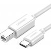 Ugreen USB kabel USB 2.0 CB kabel UGREEN US241 pro tiskárnu 1,5 m (bílý)