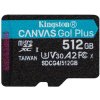 Kingston Canvas Go Plus A2/Micro SDXC/512GB/UHS-I U3 / Class 10