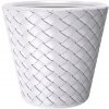 PlasticFuture Kvetináč Mini Matuba biely, 38,8 cm