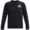 Pánska funkčná mikina cez hlavu Under Armour RIVAL TERRY GRAPHIC CREW čierna 1379764-001 - L