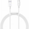 Baseus napájací kábel CATYS-02 USB-A na USB-C 66W - 1 meter, biely