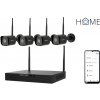 iGET HOME NVR N4C4 - CCTV bezdrátový Wi-Fi set 2K+ rozlišení, 4CH NVR + 4x kamera se zvukem a IR 75020809
