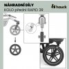 HAUCK Koleso predné RAPID 3 BLACK