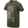 Pánske tričko Helikon-Tex T-Shirt (Home Sweet Home) Veľkosť: L / Farba: zelená