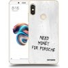 Picasee silikónový prehľadný obal pre Xiaomi Redmi Note 5 Global - White Fuel