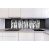 DIMEX | Dibond doska za kuchynskú linku | DBW-18060-137 Čiernobiela tráva | 180 x 60 cm + Dibond obkladová doska Dimex do kuchyne Čiernobiela tráva v rozmere 180 x 60 cm + lepidlo zadarmo