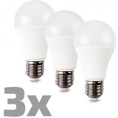 Solight žiarovka LED E27 10W A60 biela teplá ECOLUX