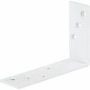 Konštrukčný uholník biely práškový nástrek 120 mm x 80 mm x 35 mm