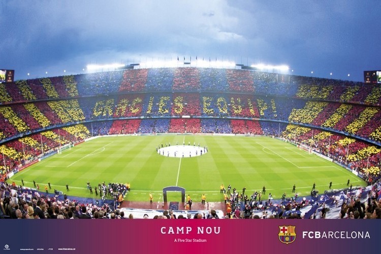 Plagát, Obraz - FC Barcelona - Camp NOU, (91,5 x 61 cm) od 5,99 € -  Heureka.sk