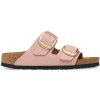 Nubukové šľapky Birkenstock Arizona Big Buckle 1026583 ružová EUR 39