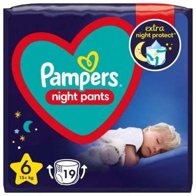 Pampers Night Pants S6 15+kg 19ks