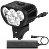 LED bicyklové svietidlo Magicshine Monteer 5000S, 5000lm + externý USB nabíjací Li-ion batériový pack 7000mAh 7,2V