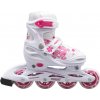 Roces - Jokey 3.0 White/Pink - kolečkové roztahovací brusle Velikost (brusle): 34-37