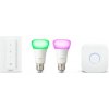 Philips Hue White and Color ambiance 9W E27 malý starter kit BT 929002216806