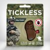 Tickless Military (hnedý) Ultrazvukový repelent proti kliešťom