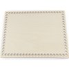 Dno na pletenie / výrobu košíkov 20x25 cm - 1 ks prírodná svetlá