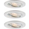 OBI LED vstavané svietidlo 86R biele GU10, 3,5 W 345lm 3000K, pr. 86 mm, 3 ks