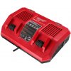 Dvojitá rýchlonabíjačka Milwaukee M18 DFC