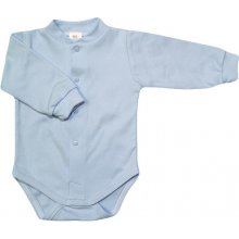 GAJI Body dojčenské dlhý rukáv predné zapínanie sv.modrá