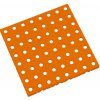 Oranžová plastová dlažba AvaTile AT-HRD - dĺžka 25 cm, šírka 25 cm, výška 1,6 cm