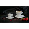 Cappuccino šálka podšálka, 220 ml, 6 ks bal, biela, CoffeeTime