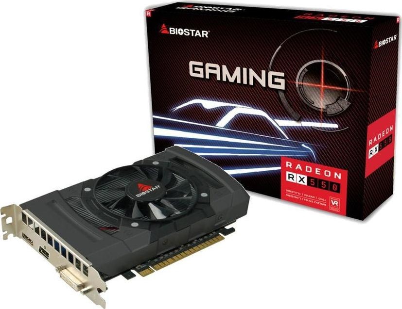 Biostar Radeon RX 550 4GB GDDR5 VA5505RF41-SBHRA-BS2