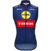 SANTINI Cyklistická vesta - LIDL TREK 2024 - červená/modrá/žltá