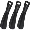 Sada 3x Lopatka na topánky Coccine Plastová Čierna Krátka 15 cm