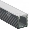 Montážna sada na LED pásik s povrchom difúzora 2000 * 7,8 * 9 mm VT-8136 (V-TAC)