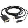 GEMBIRD Redukcia HDMI to VGA + audio, 1,8m