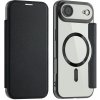 AppleMix Puzdro pre iPhone Air - sub. MagSafe - RFID kožené - čierne