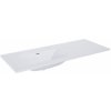 Elita Skappa umývadlo 121x46.4 cm obdĺžnik umývadlo na nábytok-umývadlo s doskou biela RE041201168060