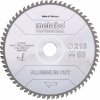 Metabo „Aluminium cut – professional“Pílový kotúč , 216×30 Z58 FZ/TZ 5°neg 628443000