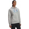 Dámska mikina Under Armour, RIVAL FLEECE SHIMMER Sivá,Svetlomodrá, L