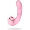 JOS Multifunkčný stimulátor klitorisu JUNA, ružový, 15 cm