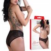 Daring Intimates Alexa Crotchless Mesh Panty Black