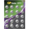 GP Lítiová gombíková batéria Extra CR2032, 20 ks