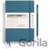 Leuchtturm1917 Zápisník Stone Blue Medium A5 bodkovaný